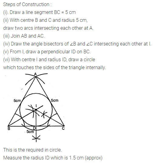 ML Aggarwal Class 10 Solutions for ICSE Maths Chapter 16 Constructions Ex 16.2 6