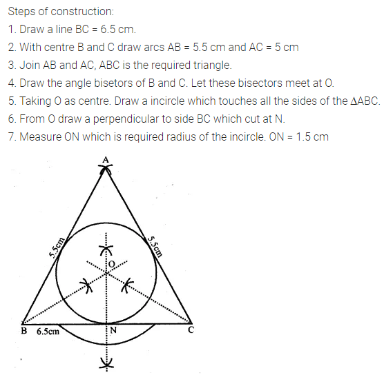 ML Aggarwal Class 10 Solutions for ICSE Maths Chapter 16 Constructions Ex 16.2 8