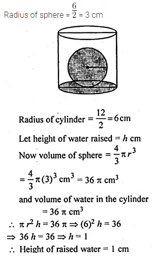 ML Aggarwal Class 10 Solutions for ICSE Maths Chapter 17 Mensuration Chapter Test 28