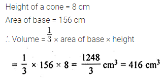 ML Aggarwal Class 10 Solutions for ICSE Maths Chapter 17 Mensuration Chapter Test 4