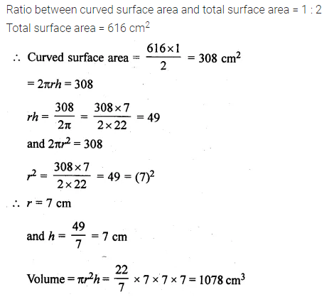 ML Aggarwal Class 10 Solutions for ICSE Maths Chapter 17 Mensuration Ex 17.1 18