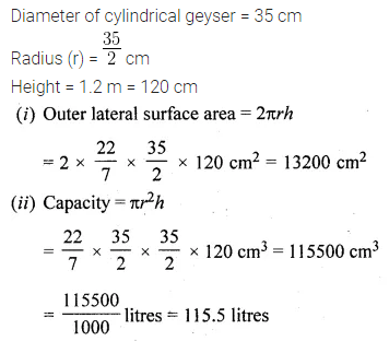 ML Aggarwal Class 10 Solutions for ICSE Maths Chapter 17 Mensuration Ex 17.1 2