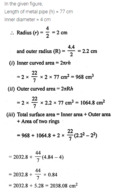 ML Aggarwal Class 10 Solutions for ICSE Maths Chapter 17 Mensuration Ex 17.1 23