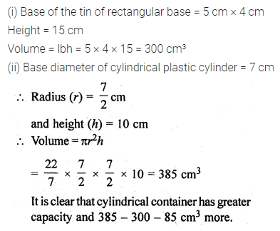 ML Aggarwal Class 10 Solutions for ICSE Maths Chapter 17 Mensuration Ex 17.1 25