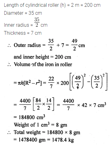 ML Aggarwal Class 10 Solutions for ICSE Maths Chapter 17 Mensuration Ex 17.1 26