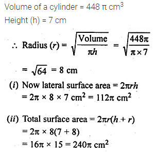 ML Aggarwal Class 10 Solutions for ICSE Maths Chapter 17 Mensuration Ex 17.1 9