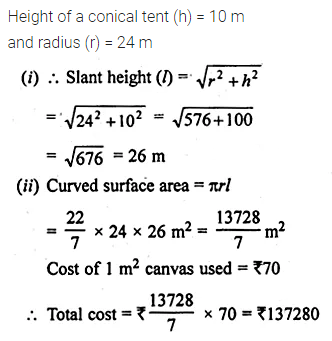 ML Aggarwal Class 10 Solutions for ICSE Maths Chapter 17 Mensuration Ex 17.2 11