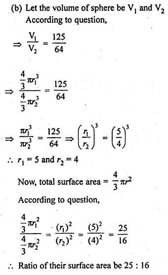 ML Aggarwal Class 10 Solutions for ICSE Maths Chapter 17 Mensuration Ex 17.3 11