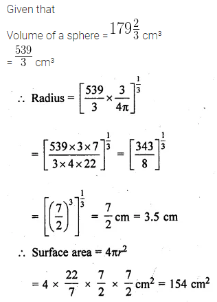 ML Aggarwal Class 10 Solutions for ICSE Maths Chapter 17 Mensuration Ex 17.3 14