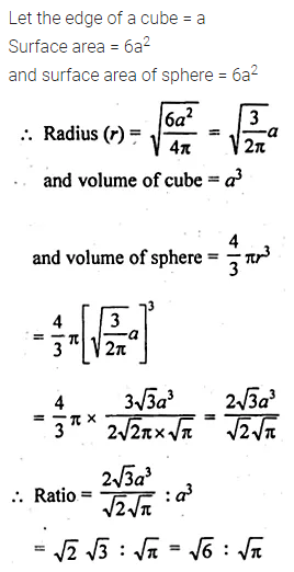 ML Aggarwal Class 10 Solutions for ICSE Maths Chapter 17 Mensuration Ex 17.3 9