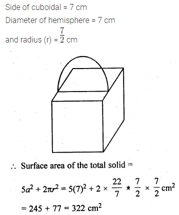 ML Aggarwal Class 10 Solutions for ICSE Maths Chapter 17 Mensuration Ex 17.4 11