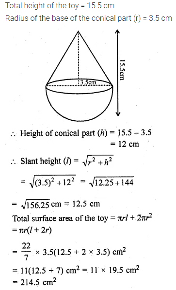ML Aggarwal Class 10 Solutions for ICSE Maths Chapter 17 Mensuration Ex 17.4 14