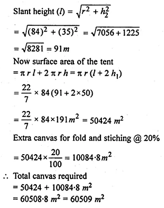 ML Aggarwal Class 10 Solutions for ICSE Maths Chapter 17 Mensuration Ex 17.4 17