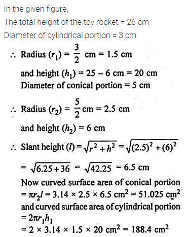 ML Aggarwal Class 10 Solutions for ICSE Maths Chapter 17 Mensuration Ex 17.4 21