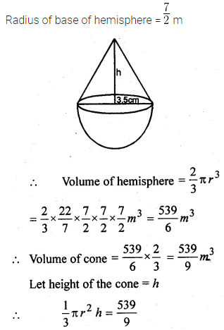 ML Aggarwal Class 10 Solutions for ICSE Maths Chapter 17 Mensuration Ex 17.4 24