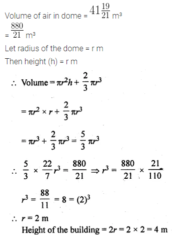 ML Aggarwal Class 10 Solutions for ICSE Maths Chapter 17 Mensuration Ex 17.4 28