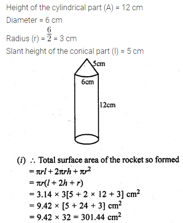 ML Aggarwal Class 10 Solutions for ICSE Maths Chapter 17 Mensuration Ex 17.4 29