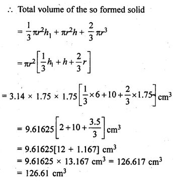 ML Aggarwal Class 10 Solutions for ICSE Maths Chapter 17 Mensuration Ex 17.4 32