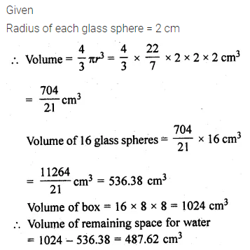 ML Aggarwal Class 10 Solutions for ICSE Maths Chapter 17 Mensuration Ex 17.4 8