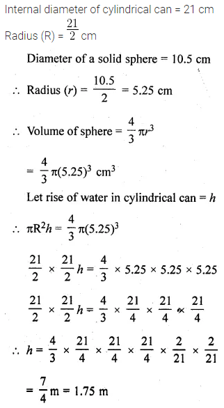 ML Aggarwal Class 10 Solutions for ICSE Maths Chapter 17 Mensuration Ex 17.5 16