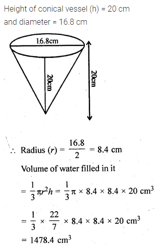 ML Aggarwal Class 10 Solutions for ICSE Maths Chapter 17 Mensuration Ex 17.5 18