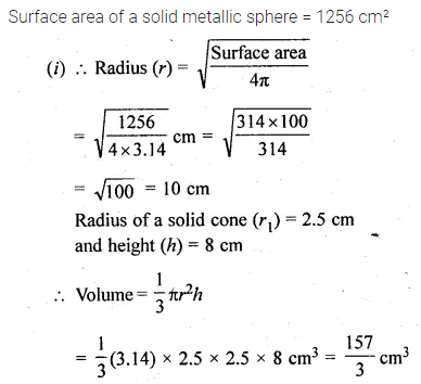 ML Aggarwal Class 10 Solutions for ICSE Maths Chapter 17 Mensuration Ex 17.5 29