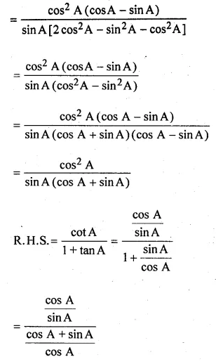 ML Aggarwal Class 10 Solutions for ICSE Maths Chapter 18 Trigonometric Identities Ex 18 31