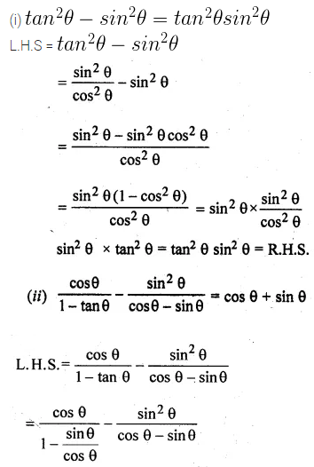 ML Aggarwal Class 10 Solutions for ICSE Maths Chapter 18 Trigonometric Identities Ex 18 33