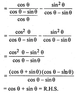 ML Aggarwal Class 10 Solutions for ICSE Maths Chapter 18 Trigonometric Identities Ex 18 34