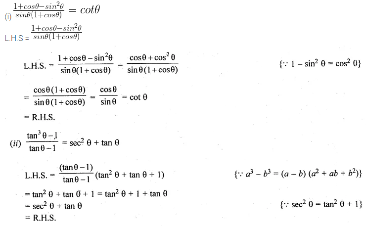 ML Aggarwal Class 10 Solutions for ICSE Maths Chapter 18 Trigonometric Identities Ex 18 35