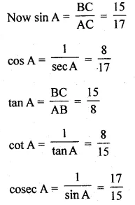 ML Aggarwal Class 10 Solutions for ICSE Maths Chapter 18 Trigonometric Identities Ex 18 4