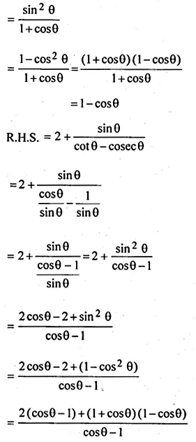 ML Aggarwal Class 10 Solutions for ICSE Maths Chapter 18 Trigonometric Identities Ex 18 48