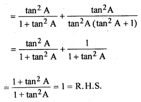 ML Aggarwal Class 10 Solutions for ICSE Maths Chapter 18 Trigonometric Identities Ex 18 53