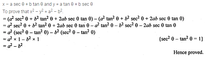 ML Aggarwal Class 10 Solutions for ICSE Maths Chapter 18 Trigonometric Identities Ex 18 61