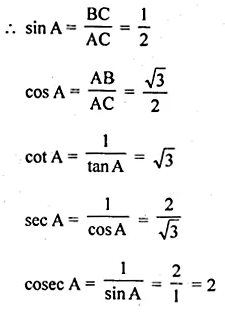 ML Aggarwal Class 10 Solutions for ICSE Maths Chapter 18 Trigonometric Identities Ex 18 7