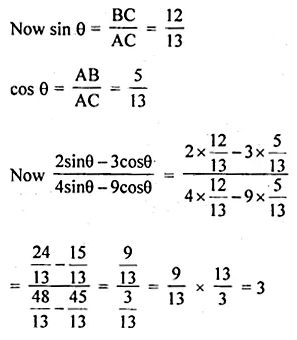 ML Aggarwal Class 10 Solutions for ICSE Maths Chapter 18 Trigonometric Identities Ex 18 9