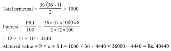 ML Aggarwal Class 10 Solutions for ICSE Maths Chapter 2 Banking Ex 2 3