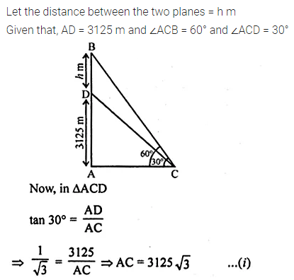 ML Aggarwal Class 10 Solutions for ICSE Maths Chapter 20 Heights and Distances Ex 20 20