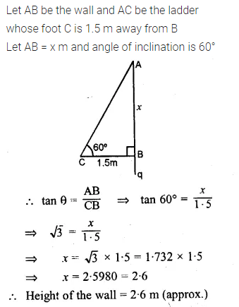 ML Aggarwal Class 10 Solutions for ICSE Maths Chapter 20 Heights and Distances Ex 20 3