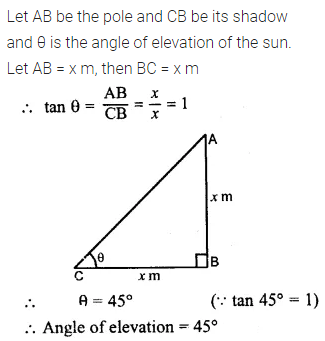 ML Aggarwal Class 10 Solutions for ICSE Maths Chapter 20 Heights and Distances Ex 20 4