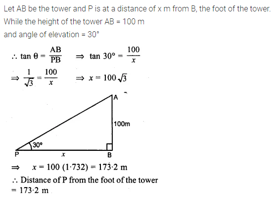 ML Aggarwal Class 10 Solutions for ICSE Maths Chapter 20 Heights and Distances Ex 20 6