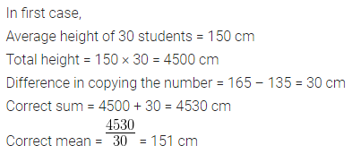 ML Aggarwal Class 10 Solutions for ICSE Maths Chapter 21 Measures of Central Tendency Chapter Test 3