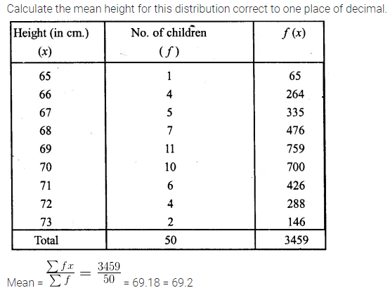 ML Aggarwal Class 10 Solutions for ICSE Maths Chapter 21 Measures of Central Tendency Chapter Test 8