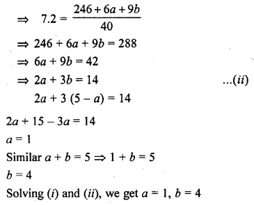 ML Aggarwal Class 10 Solutions for ICSE Maths Chapter 21 Measures of Central Tendency Ex 21.1 25