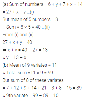 ML Aggarwal Class 10 Solutions for ICSE Maths Chapter 21 Measures of Central Tendency Ex 21.1 3