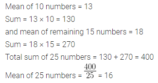 ML Aggarwal Class 10 Solutions for ICSE Maths Chapter 21 Measures of Central Tendency Ex 21.1 5