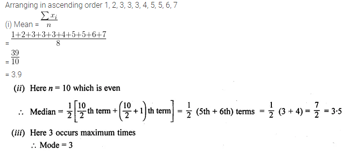 ML Aggarwal Class 10 Solutions for ICSE Maths Chapter 21 Measures of Central Tendency Ex 21.3 4