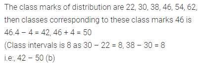 ML Aggarwal Class 10 Solutions for ICSE Maths Chapter 21 Measures of Central Tendency MCQS 3