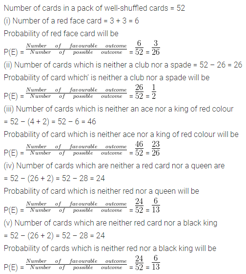 ML Aggarwal Class 10 Solutions for ICSE Maths Chapter 22 Probability Chapter Test 15