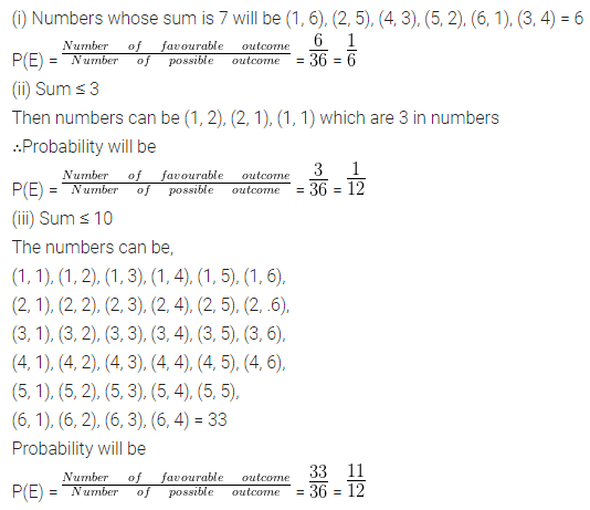 ML Aggarwal Class 10 Solutions for ICSE Maths Chapter 22 Probability Chapter Test 17